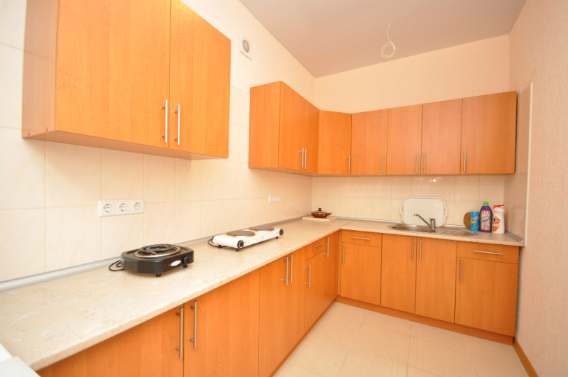 Кухня в номере пансионата